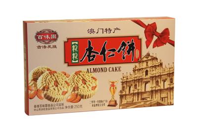 250g澳门特产炭烧粒粒杏仁饼